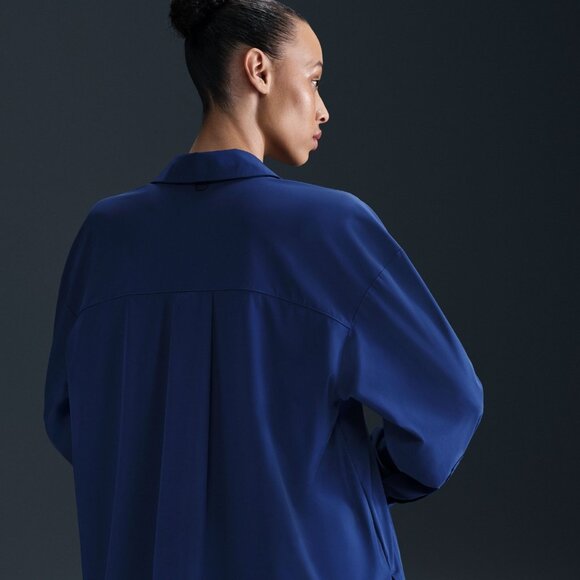 Nike Women’s 24.7 PerfectStretch Dri-FIT Oversized Long Sleeve Shirt Size Small - Picture 5 of 7